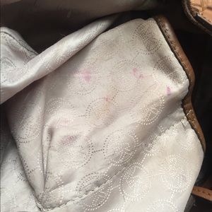 MK Tan Leather Distress Bag